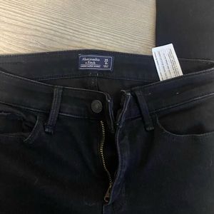 Abercrombie black skinny Jeans